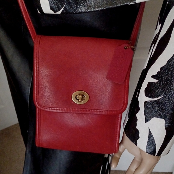 VINTAGE EARLY 1990's COACH SCOOTER BAG - Picture 15 of 17